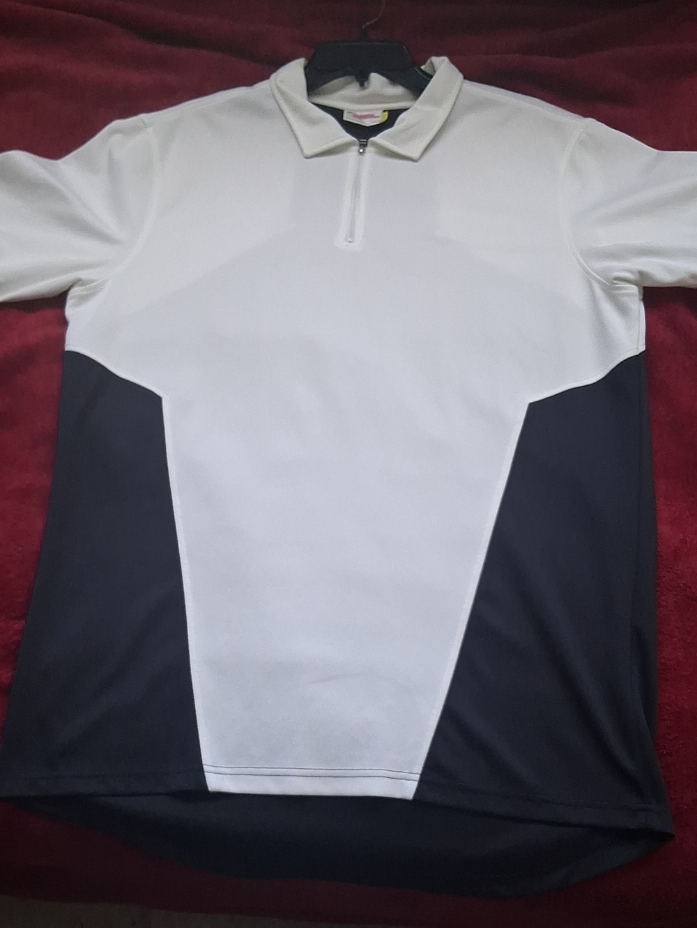 Men's J Lindeberg 1/4 Zip Golf Polo Shirt XL